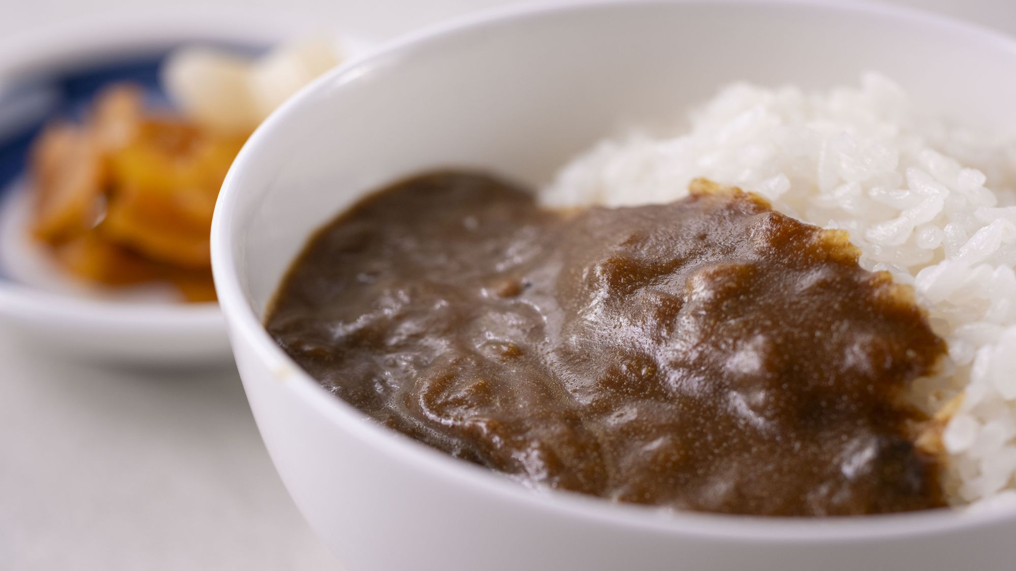 朝からボリューム満点カレーライス