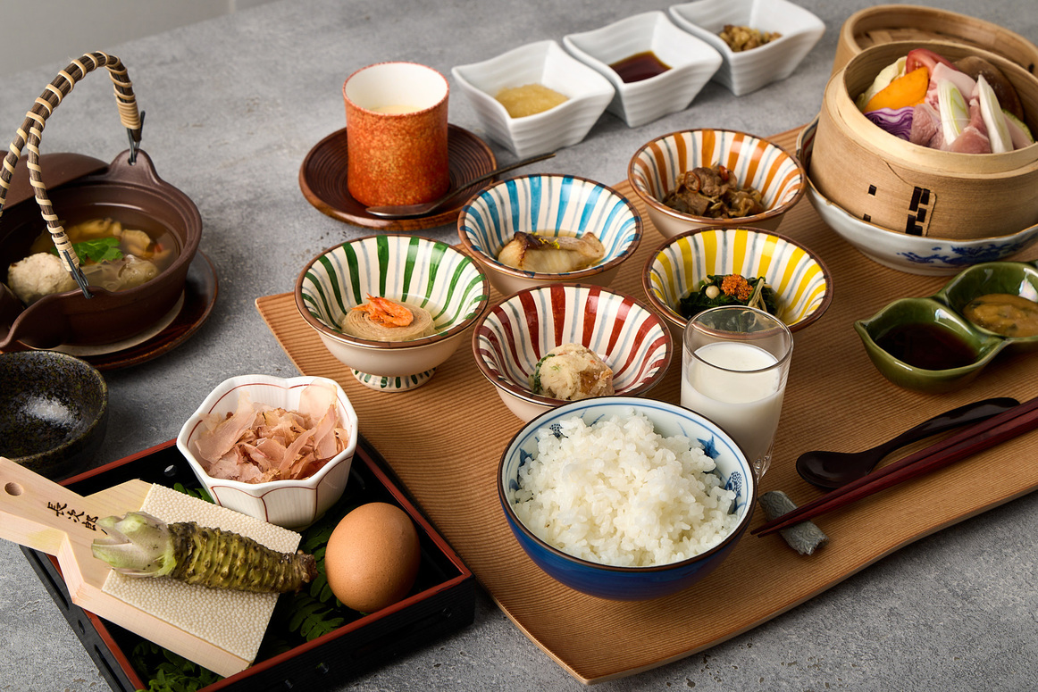 別所温泉 緑屋朝食(一例)