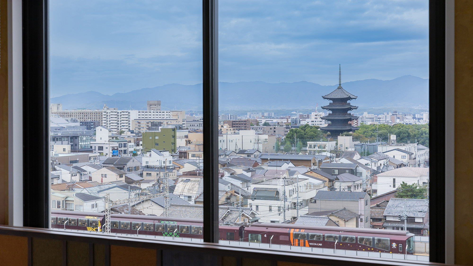 【スタンダードツイン 《東寺ビュー》】「東寺」ビューをお楽しみいただけるツインルーム