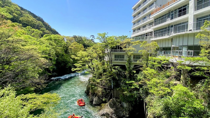 利根川の渓谷目の前♪♪アクティビティの聖地！