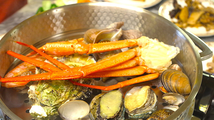 ？？レストラン？？新鮮な魚介類も豊富