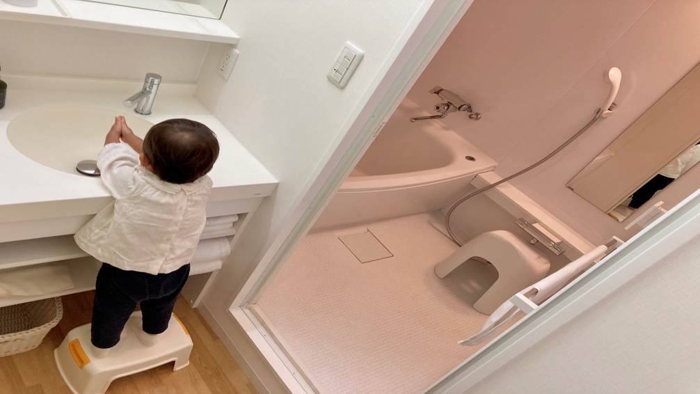 treno ファミリーツイン小さなお子様も安心の洗い場付きバスルーム