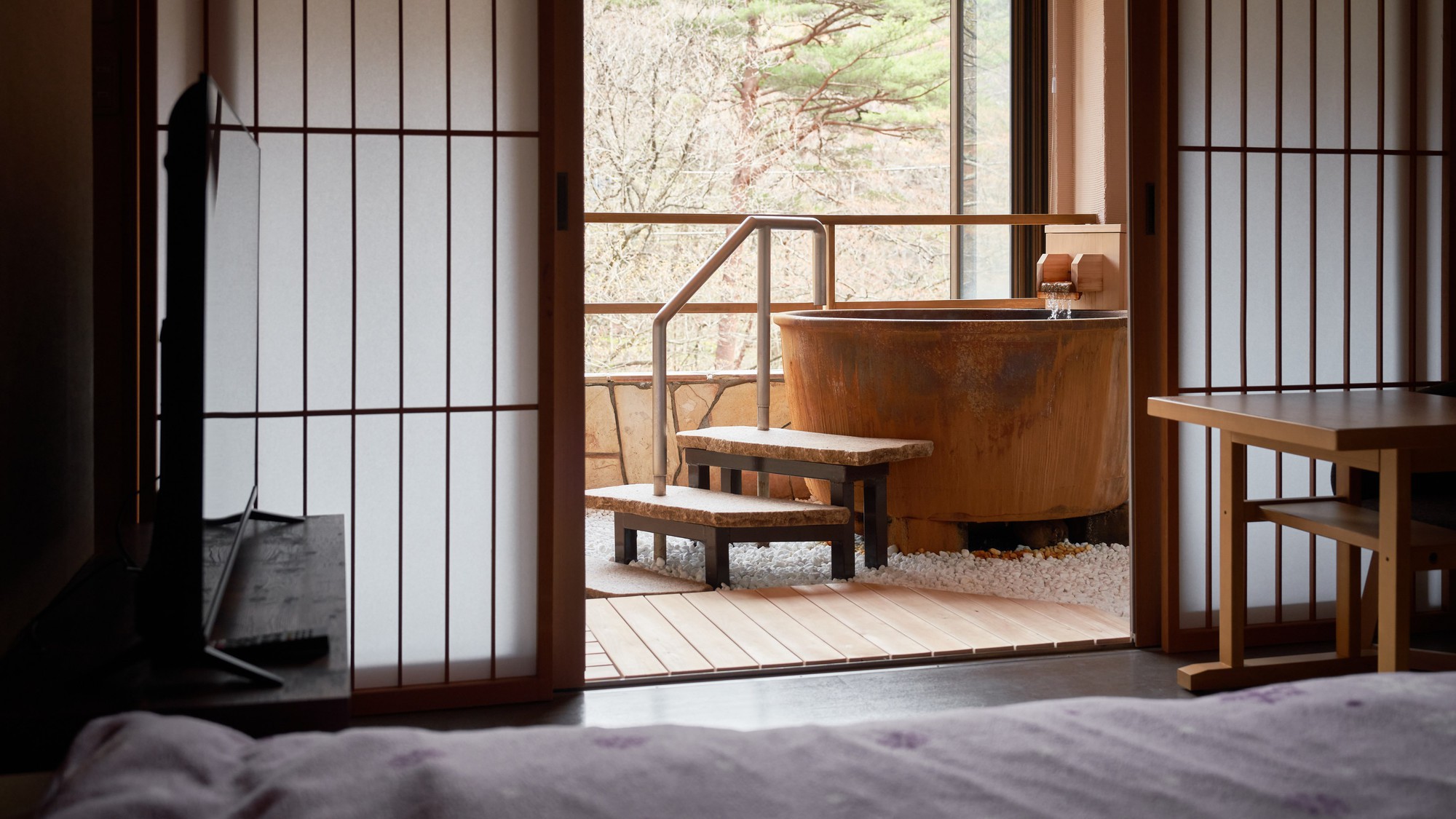 ダブル【温泉付個室露天風呂】102号室