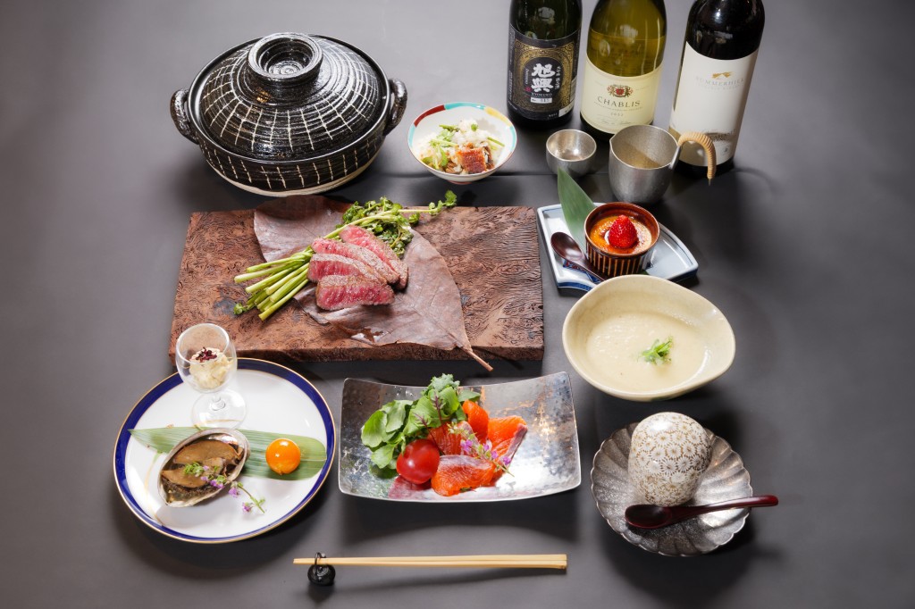 和洋融合の会席コース