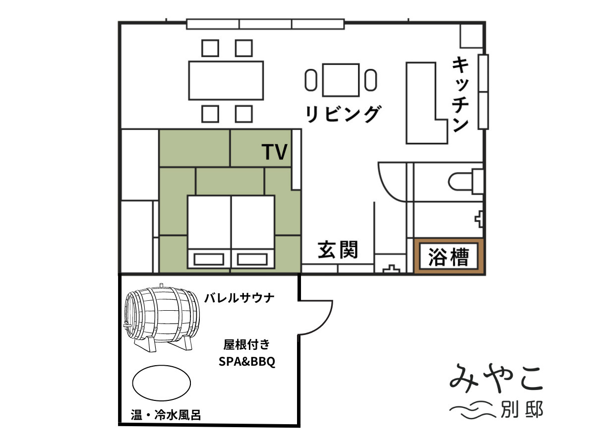2024年4月リニューアル完了スパルームが増築されました