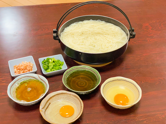 名物！五島うどんの地獄炊き