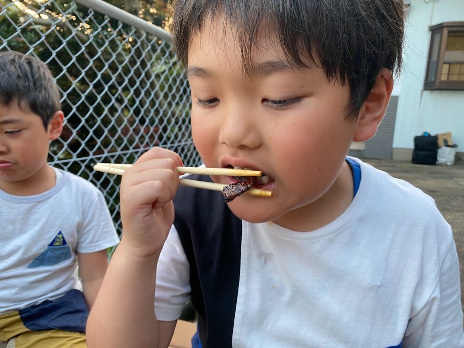 庭先でのBBQ