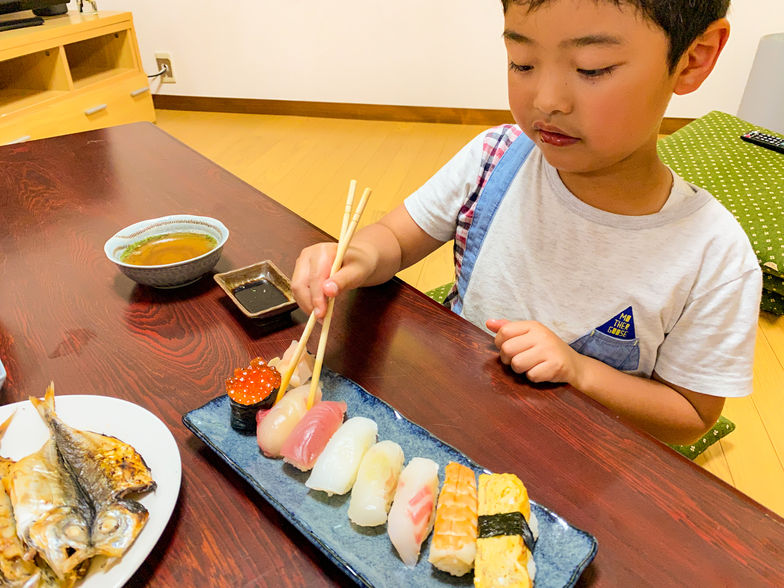 お子様も喜ぶ握り寿司