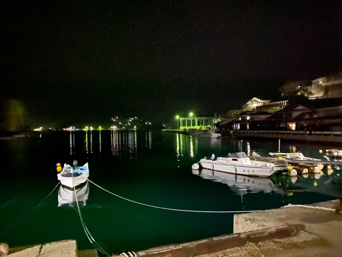 宿前の夜景港
