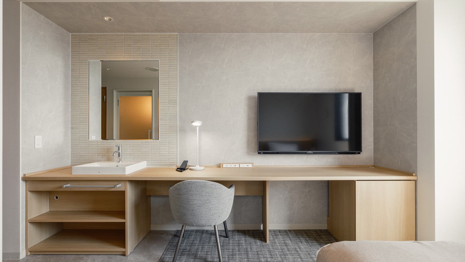 ダブルConcept朝-Mane-21.9㎡〜バス洗面台トイレ独立式デスク&チェア完備