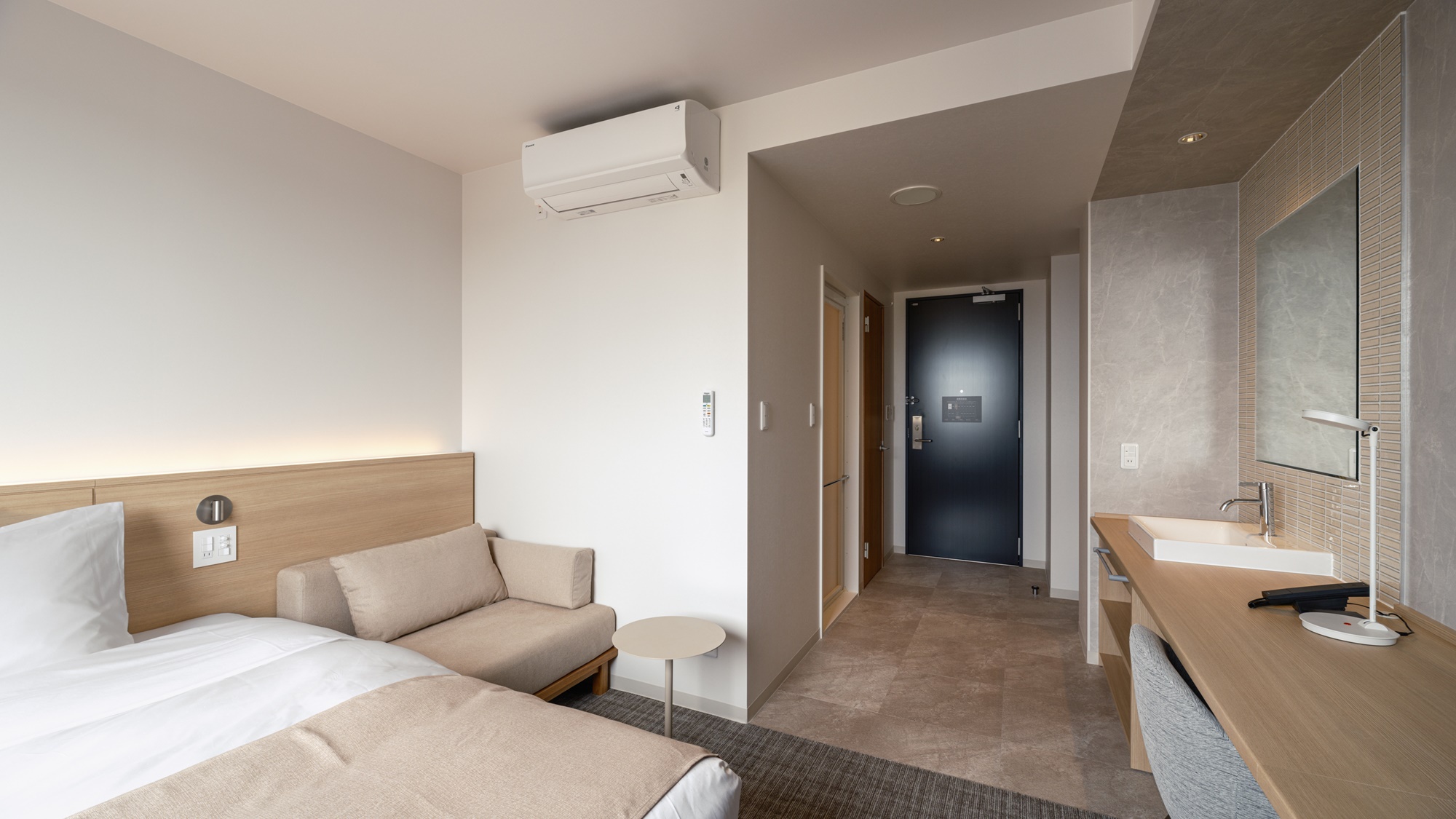 ダブルConcept朝-Mane-21.9㎡〜バス洗面台トイレ独立式全室禁煙