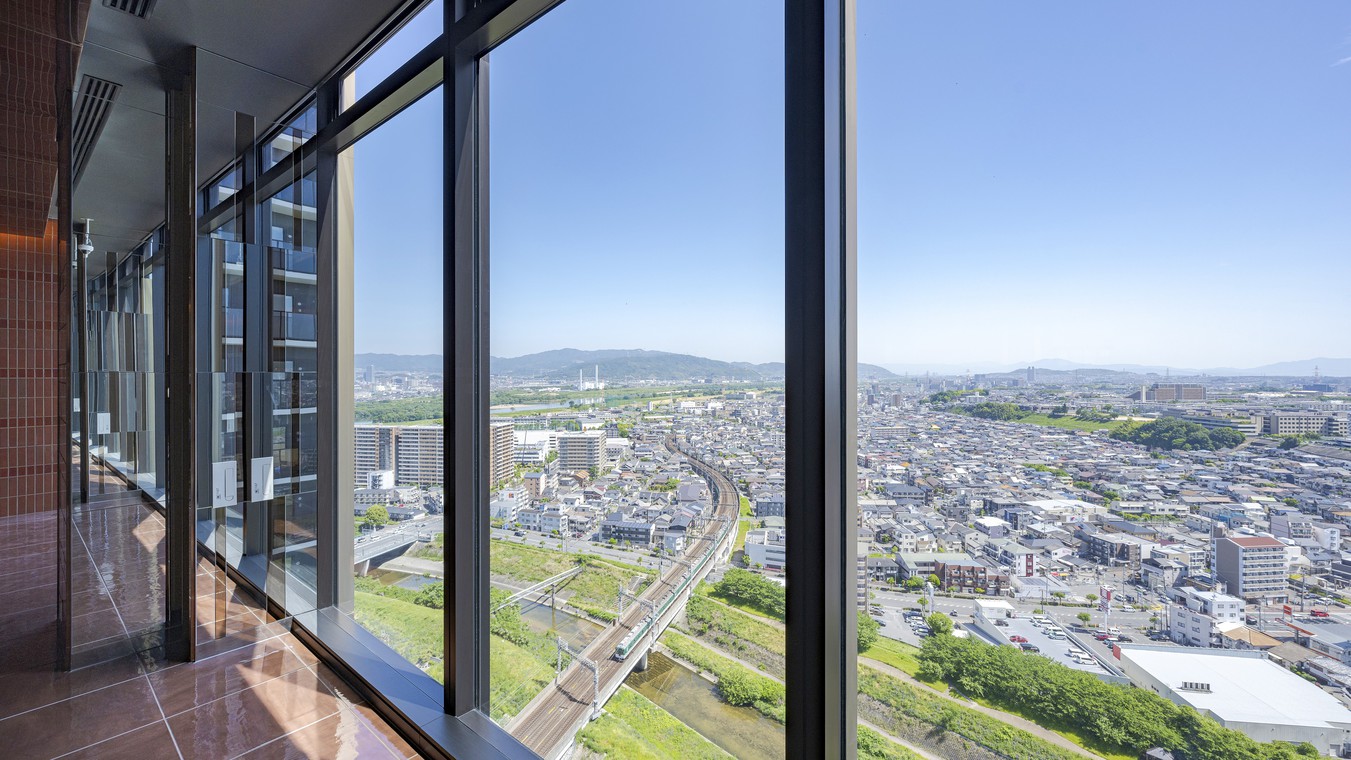 ロビーからの風景