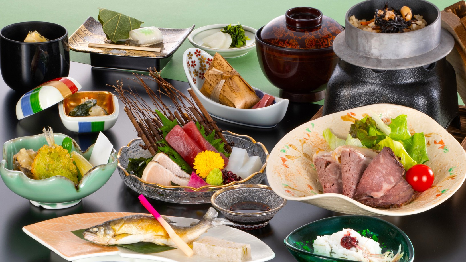 【夕食例】和食会席プラン2024年夏（2024年6月〜8月）