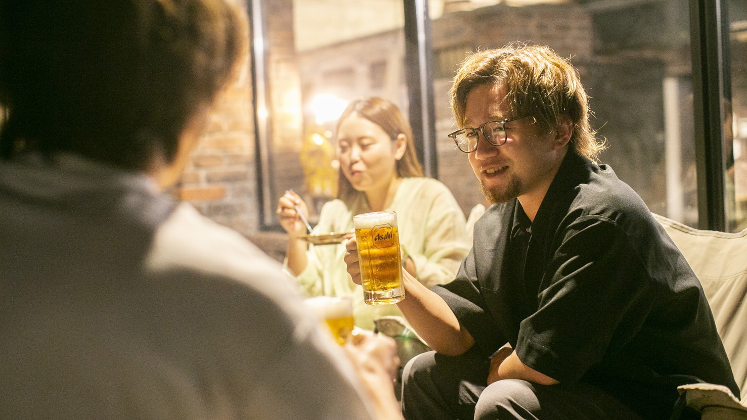 生ビールいただきま〜す！