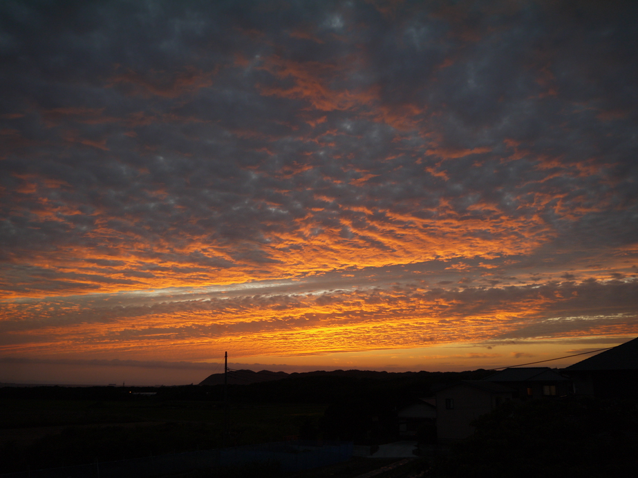ある日の夕日