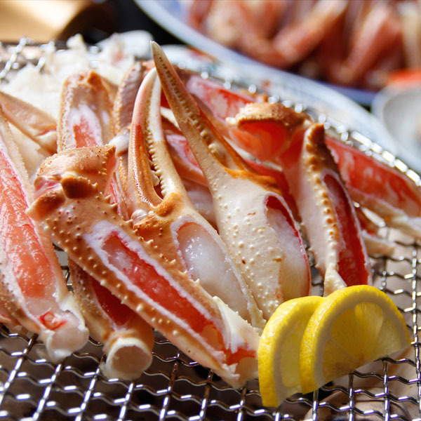 ぷりぷりで甘みたっぷりの【焼きガニ】