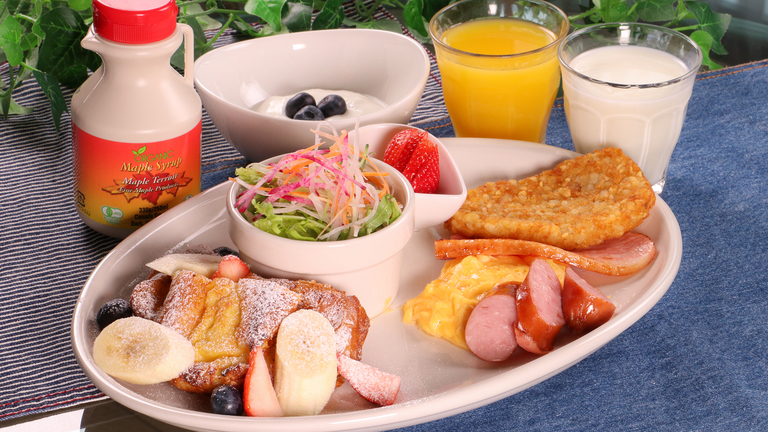 #朝食は好きなメニューを選べるスタイル♪フレンチトーストVer.