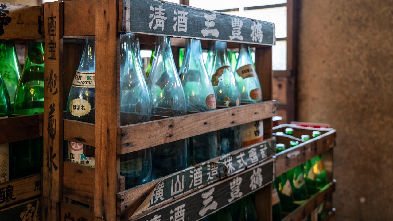 かつて作られていた清酒「三豊鶴」