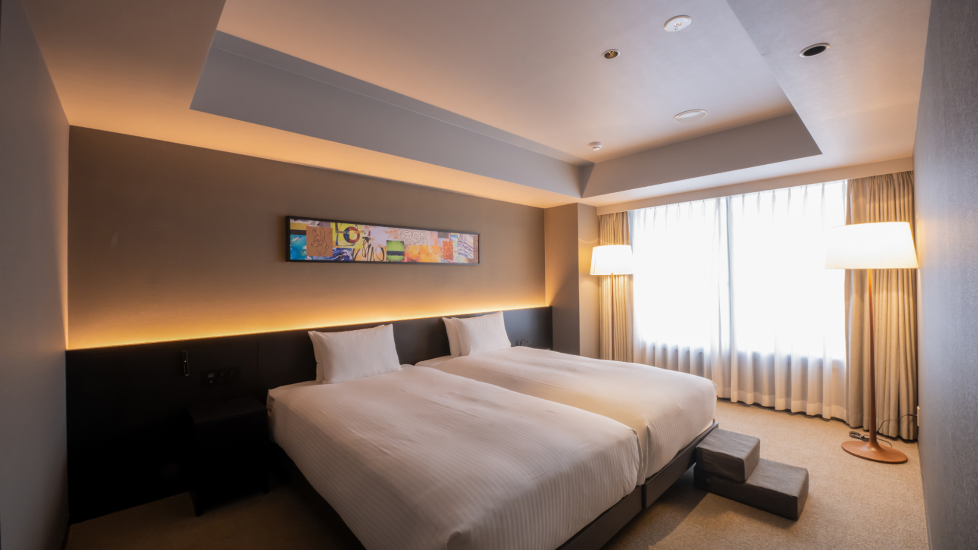 わんダフル スイート【42m²;】ベッドサイズ【110cm x 2台】