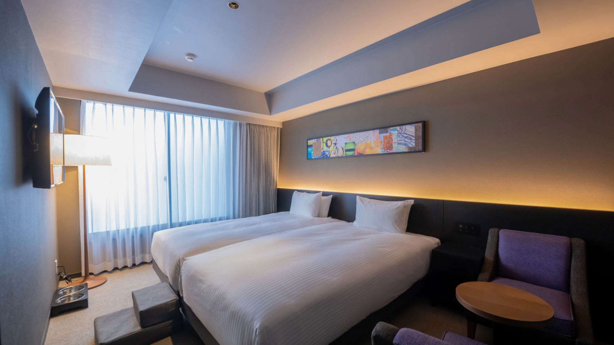 Bow-Wow スーペリアツイン【24-28m²;】ベッドサイズ【110cm x 2台】