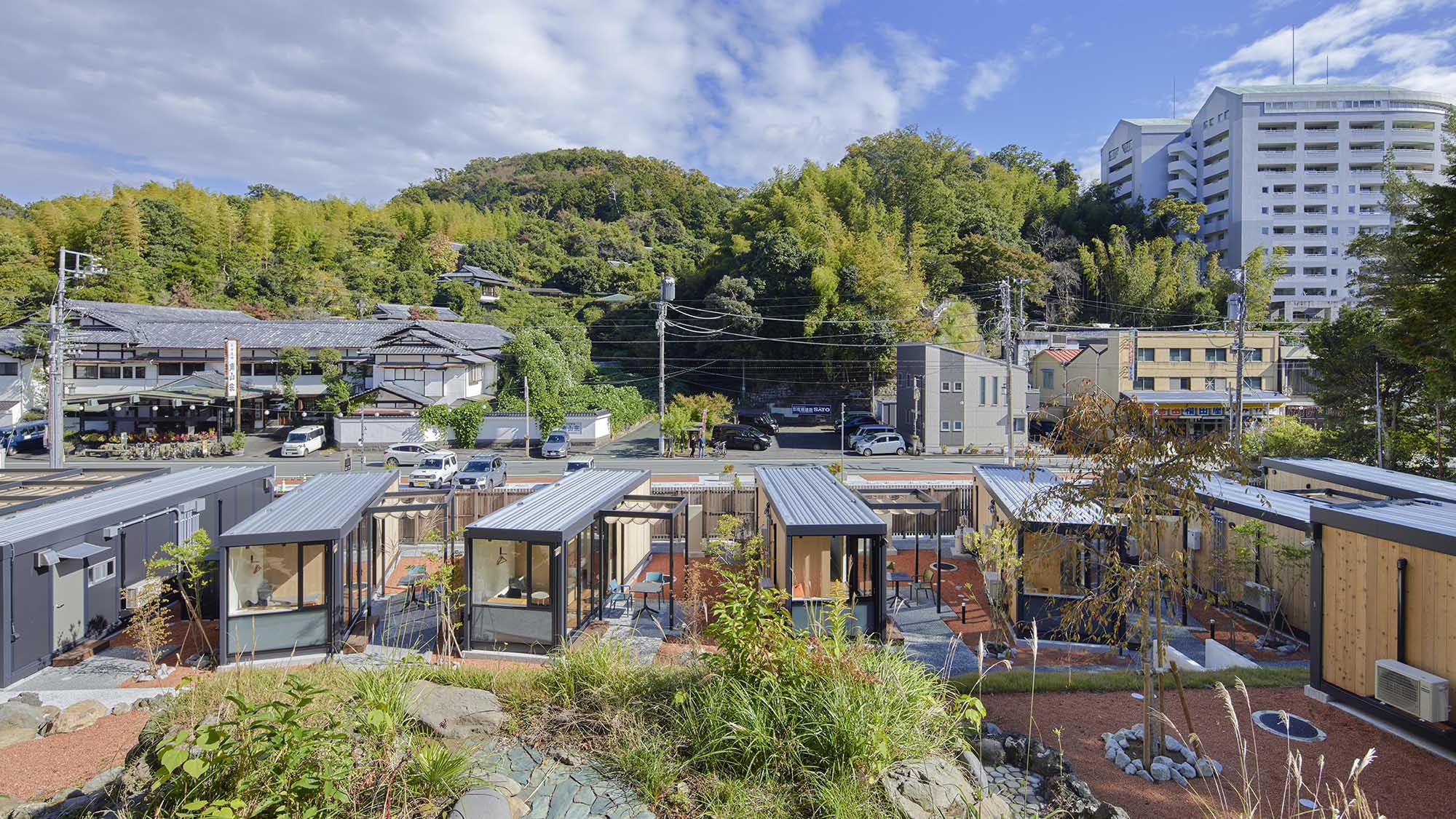 ・【外観】全7室、2〜3名定員のキャビンタイプの一棟貸しの宿
