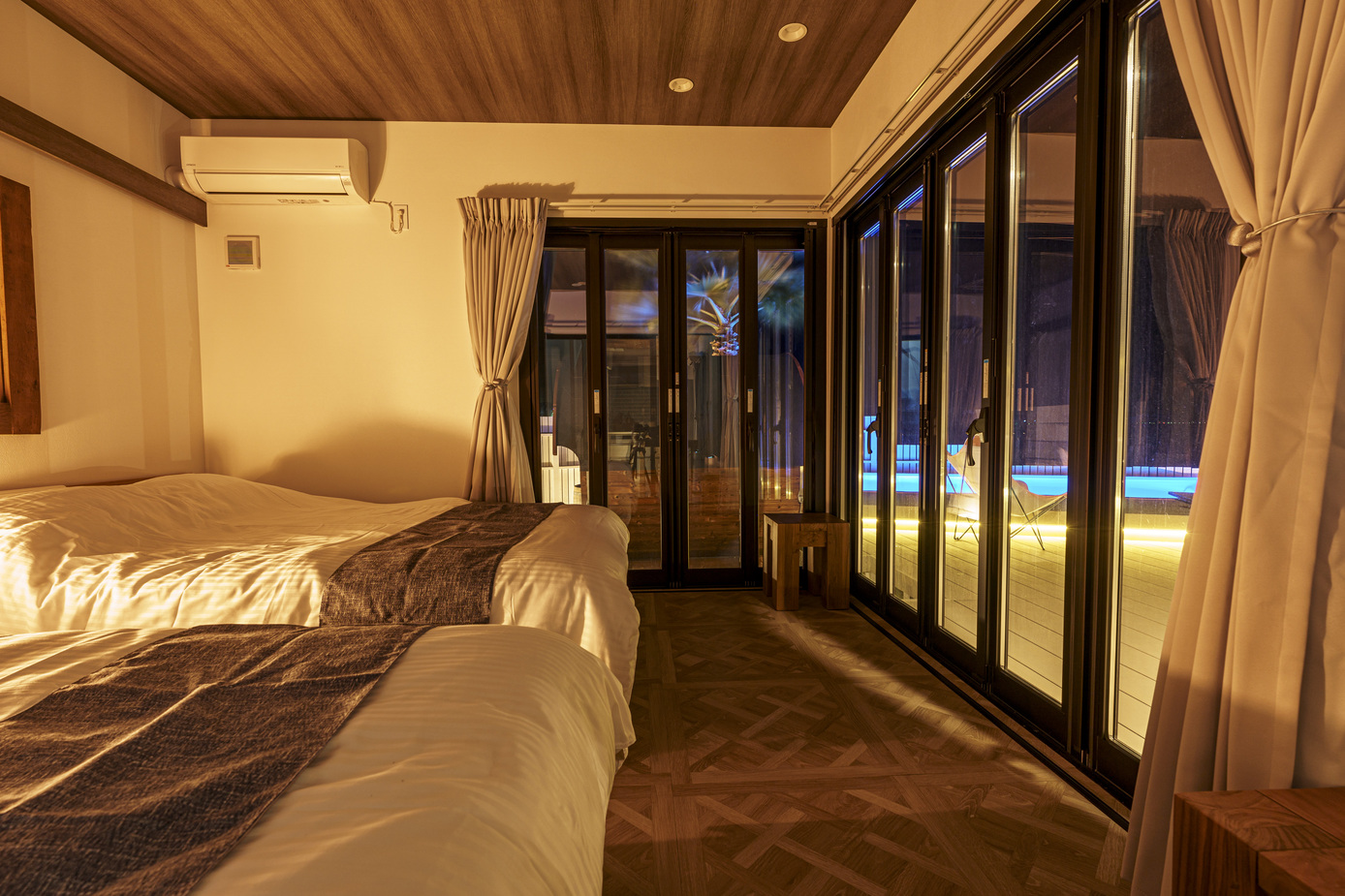 【UMInoTERRACE VILLA】1F寝室