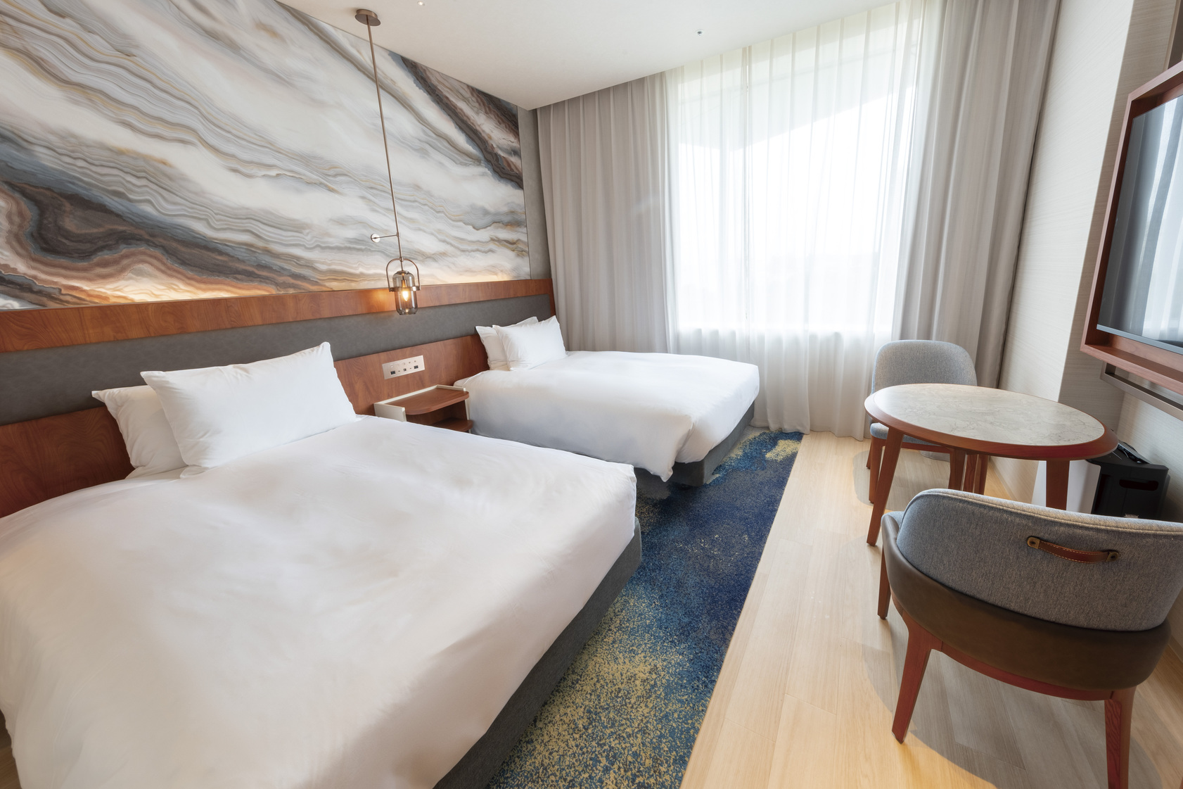 【スーペリアツインルーム】ツインベッドの禁煙ルーム ※画像はイメージです。