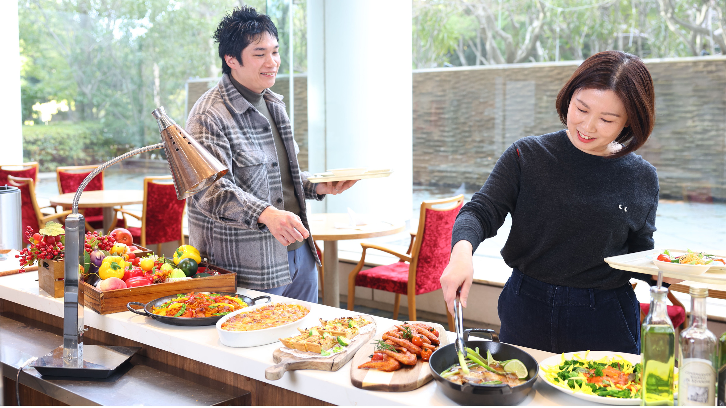 【レストラン カーメル】ディナービュッフェ ＊画像は一例です。