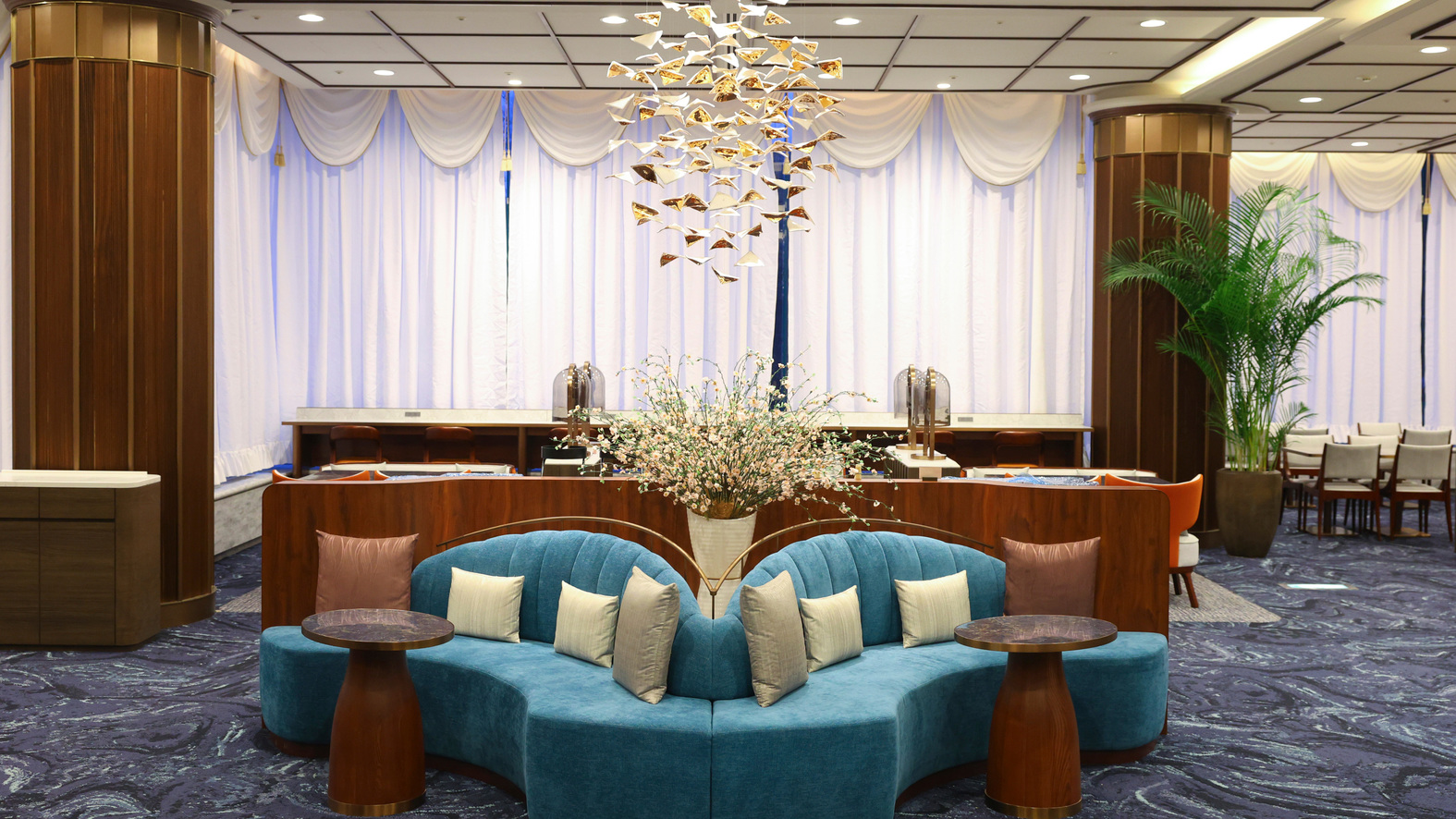 ゲストの「オアシス」であるラウンジへようこそ。どうぞお楽しみください。