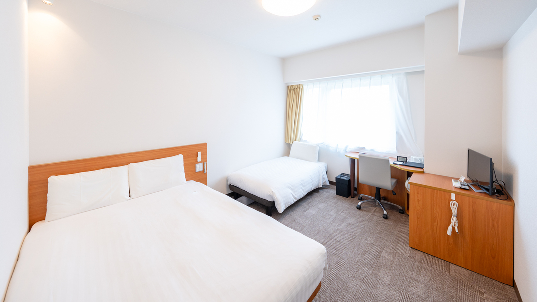 【ダブルルームプラス】2ベッドイメージ