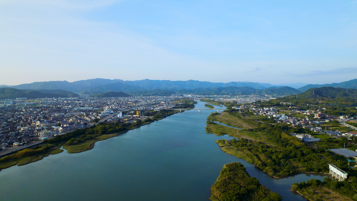 御坊市日高川写真①