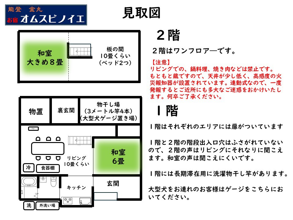 オムスビノイエ見取図