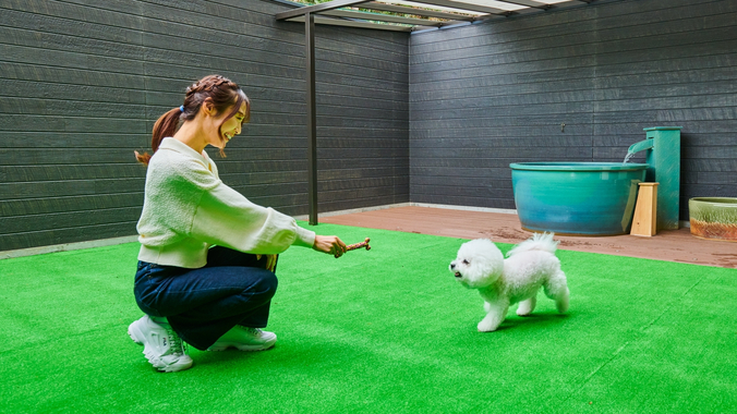 お部屋には愛犬専用ドッグラン&露天風呂付き！気兼ねなくアクティブ&リラックス