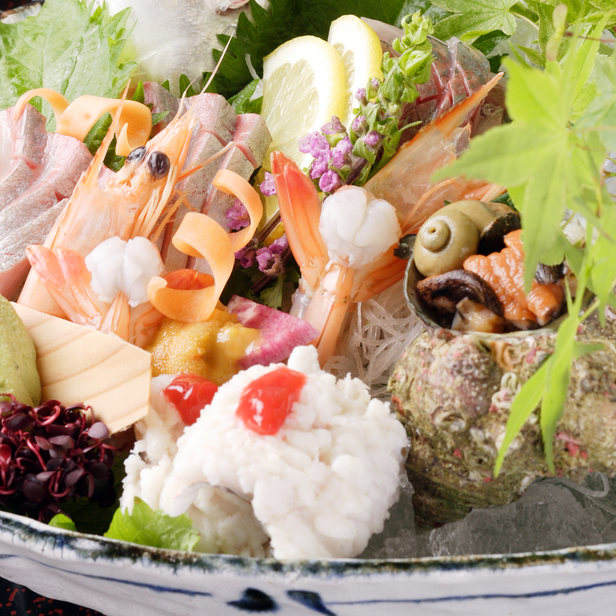 日本海の鮮魚「お造り」