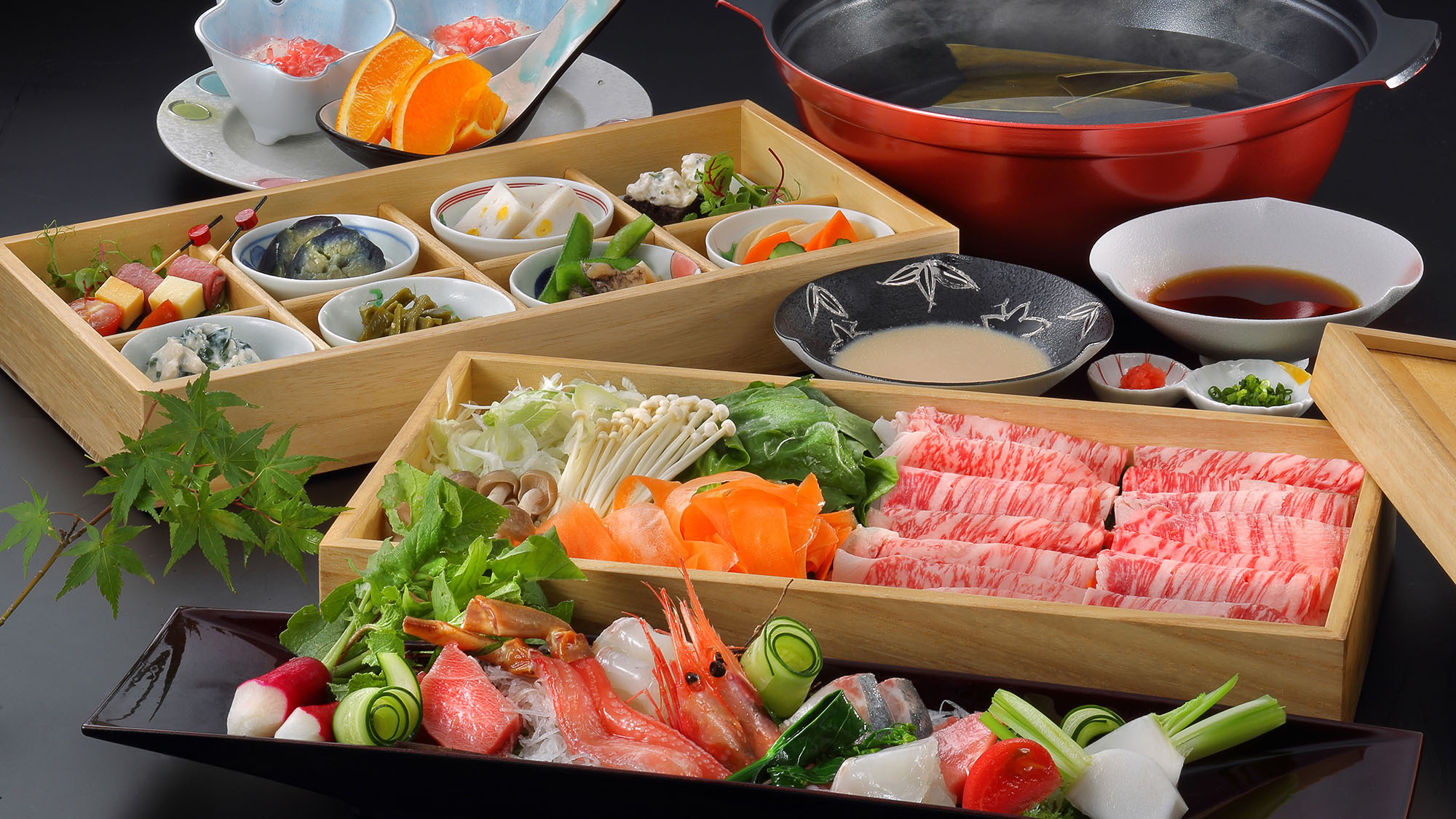 しゃぶしゃぶ創作会席コース