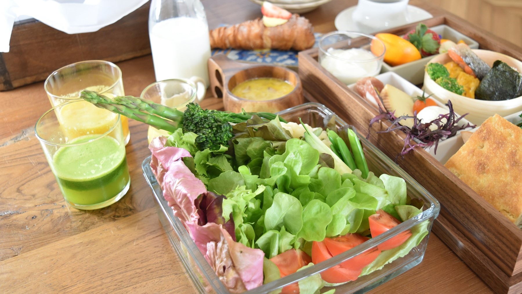 お部屋でゆったりご朝食