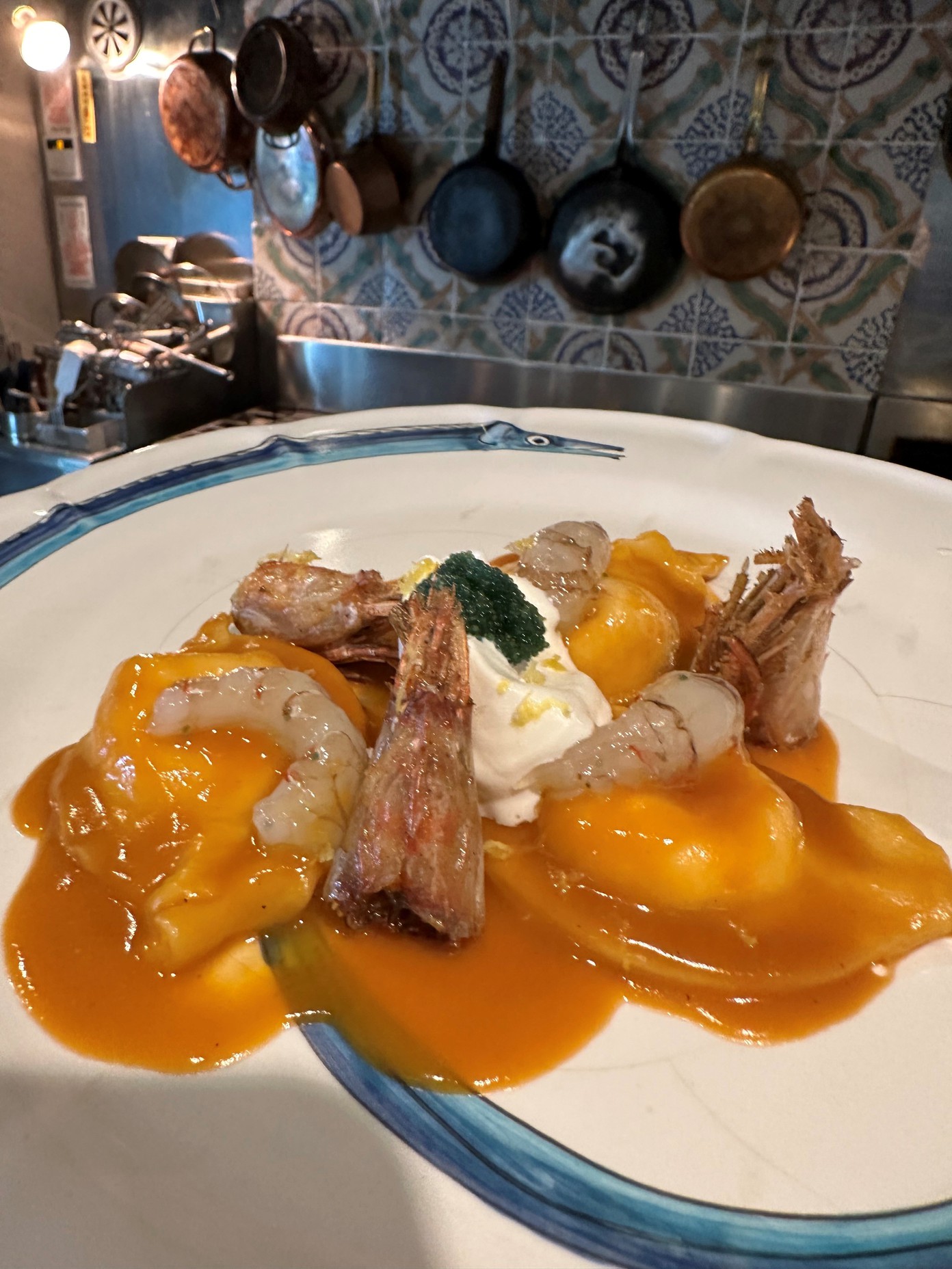 ナポリ料理のランチコース