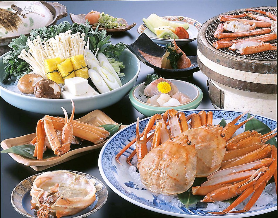 紅ガニ会席