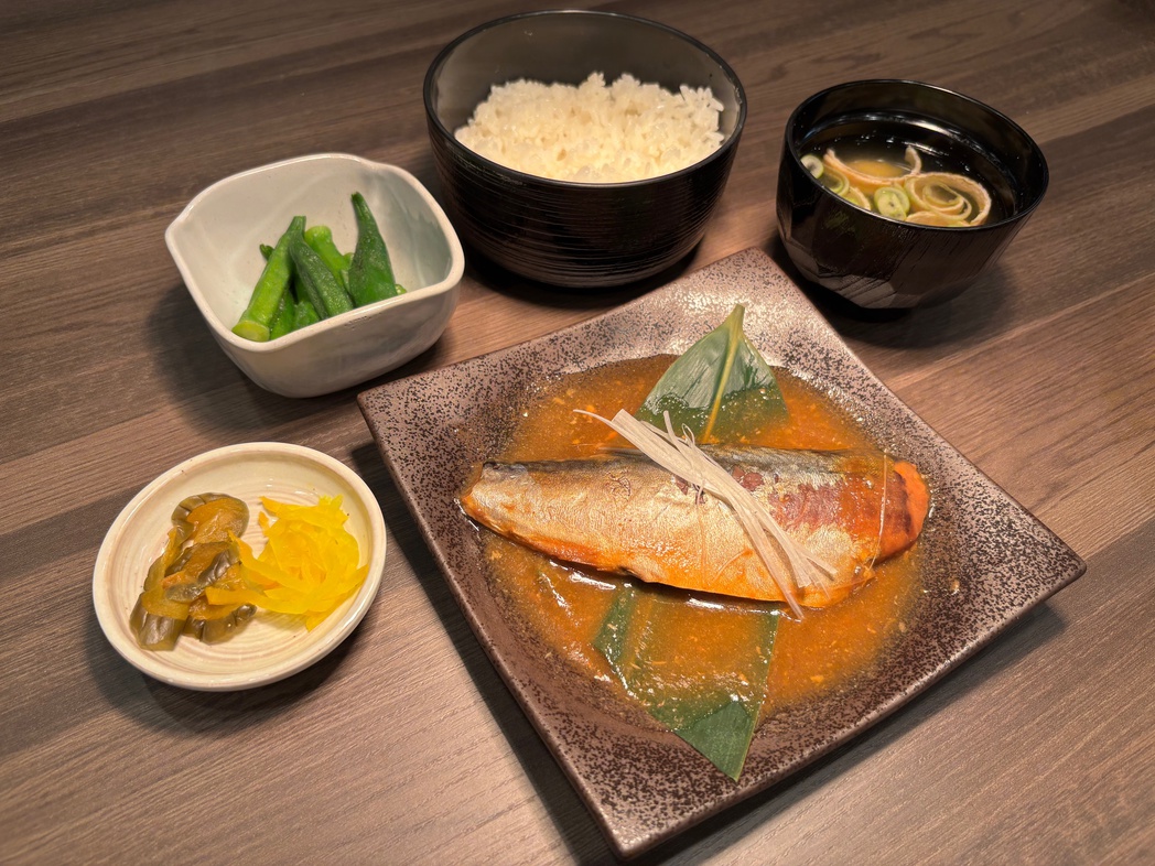 サバの味噌煮定食
