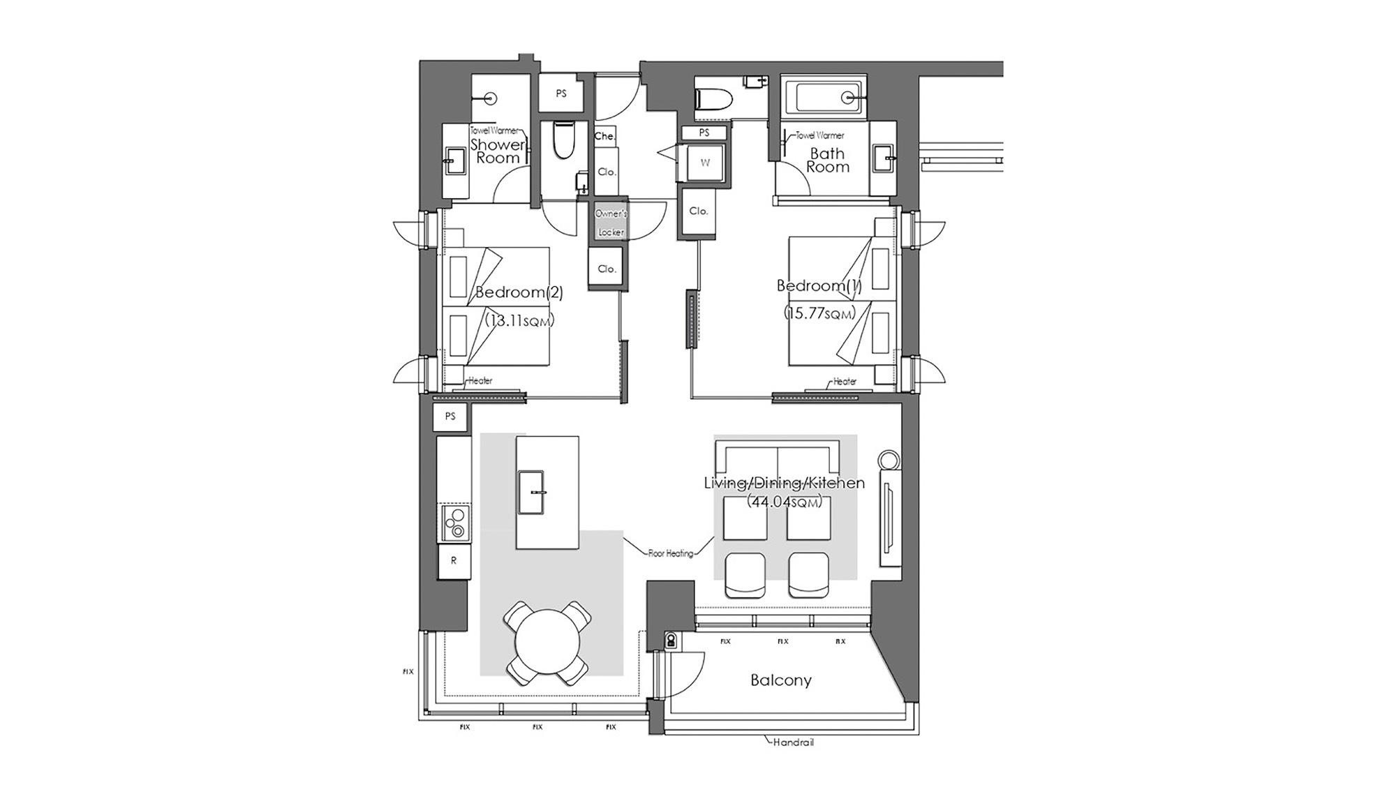ジュニアスイート北アルプスビュー99平米