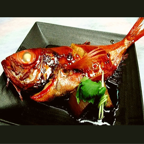 【ご夕食一例】下田が誇る金目鯛の姿煮をぜひ！
