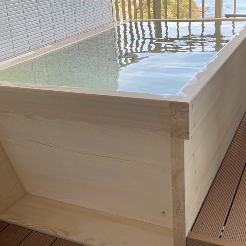 【海側】和洋室 (12.5畳+3畳+TW+檜露天風呂)