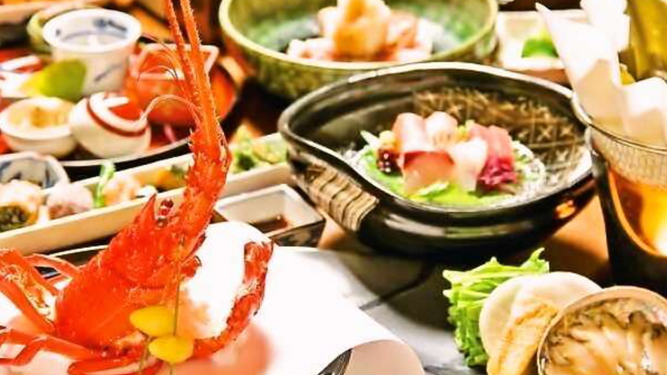 【ご夕食一例】伊豆近海の海の幸と旬の食材を活かした料理