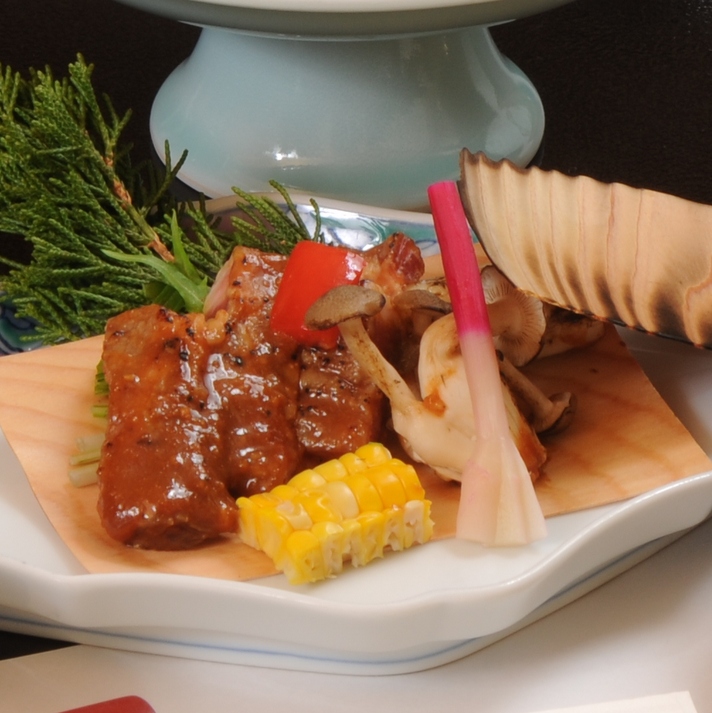 豚ロース杉板焼き