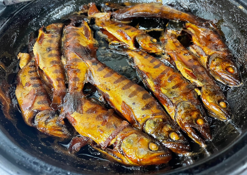 長野産イワナの甘露煮