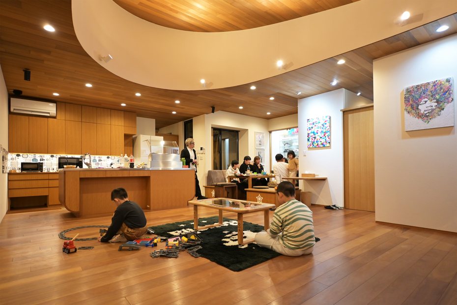 家族の団欒のひととき