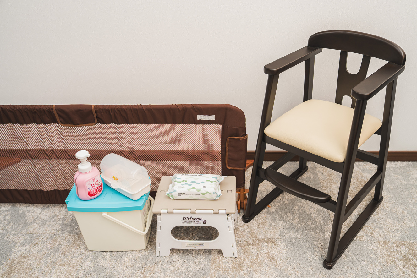 【貸出品】お子様用の貸出品もご用意いたします。