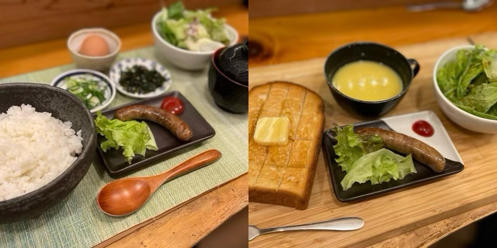 選べる朝ご飯