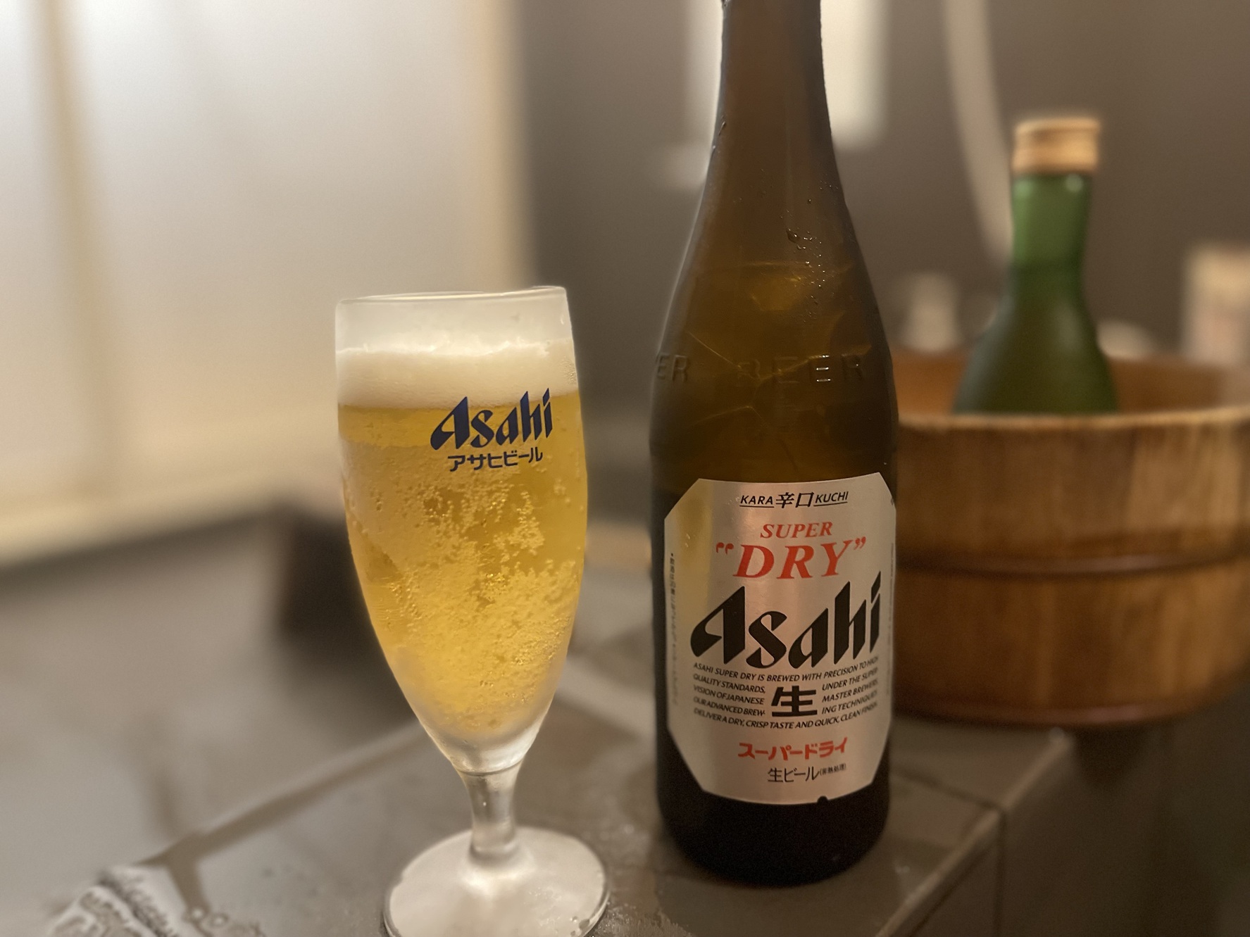 お風呂で一杯