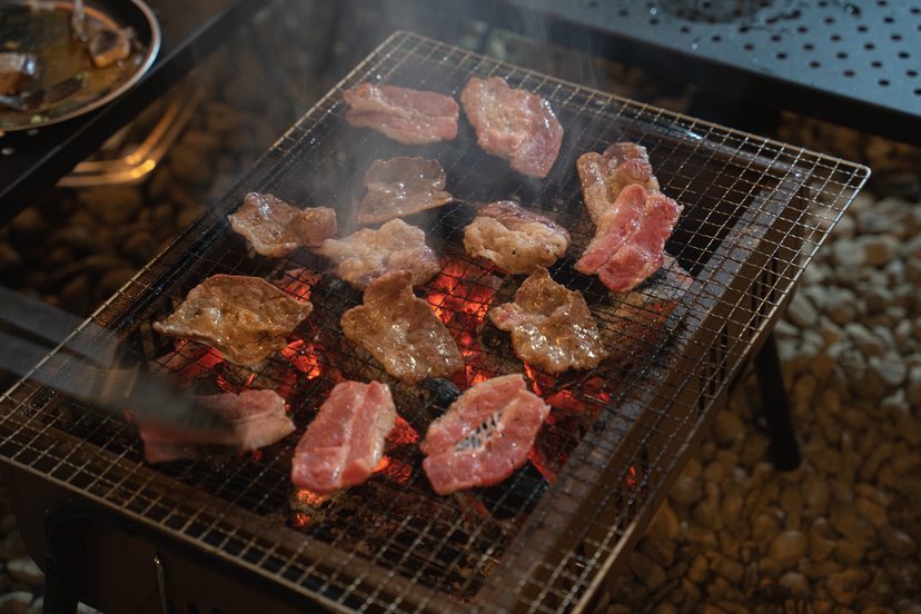 BBQで焼肉